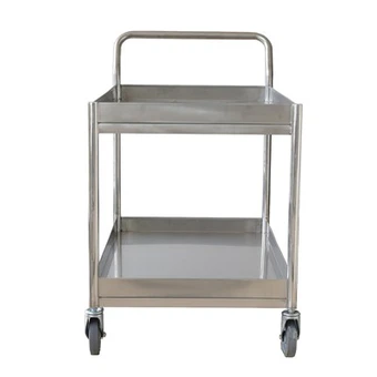 SYSBOL Laboratory Cart - Ryðfrítt stál leki - Innilokunarvagn fyrir örugga efnaflutninga