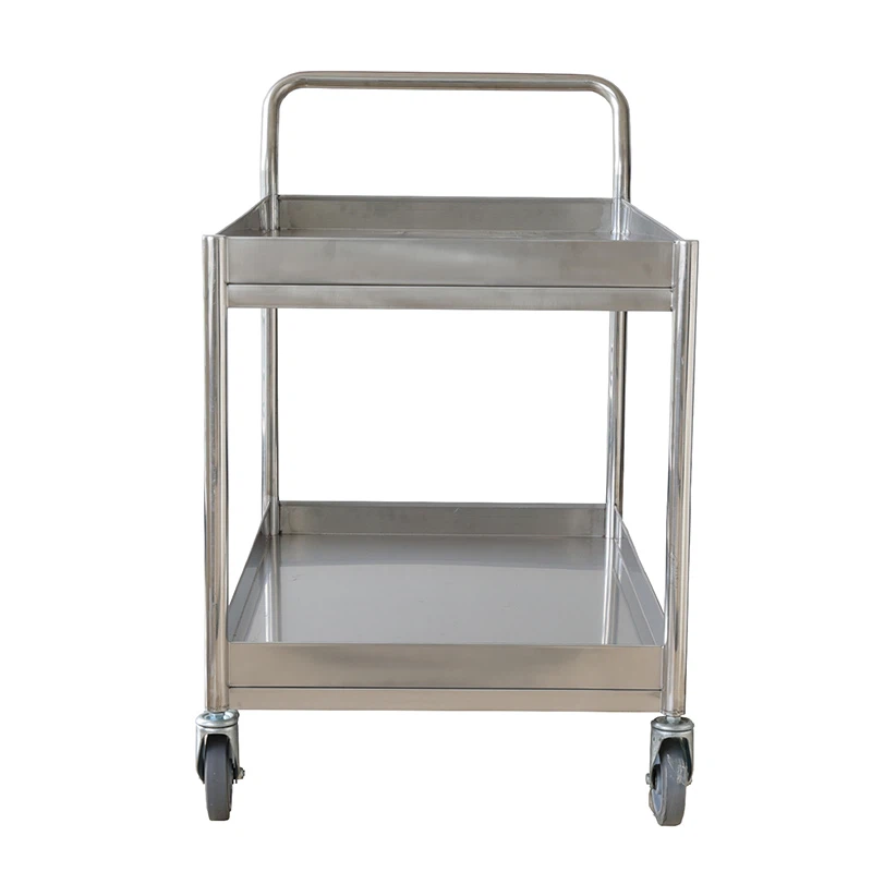 SYSBOL Laboratory Cart - Ryðfrítt stál leki - Innilokunarvagn fyrir örugga efnaflutninga